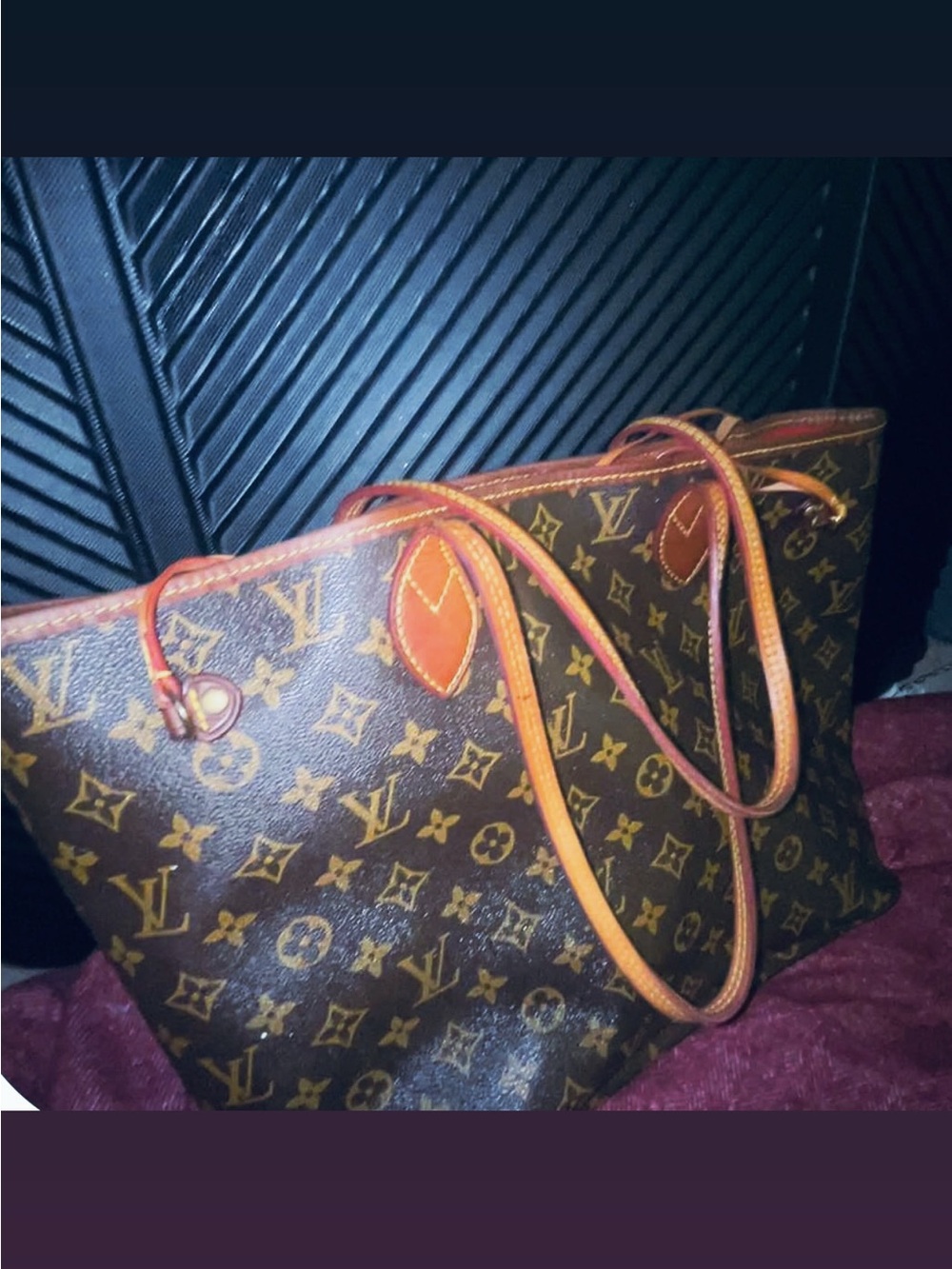 Louis Vuitton Monogram Canvas Tote Bag - Brown